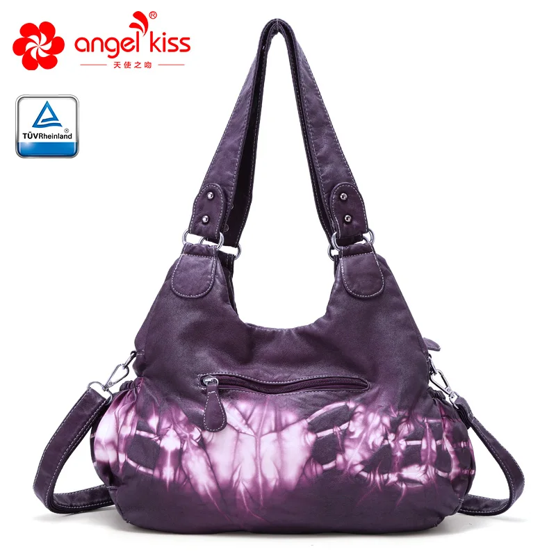 Angelkiss женские сумки одноцветные с постепенным изменением цвета повседневные на