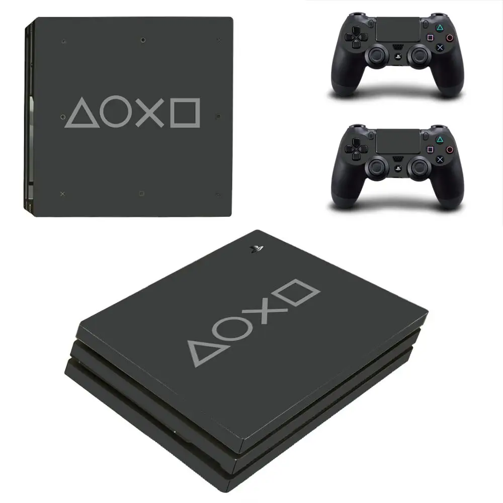 Наклейка для PS4 Pro 2019 Виниловая наклейка консоли Sony Playstation 4 и контроллеров