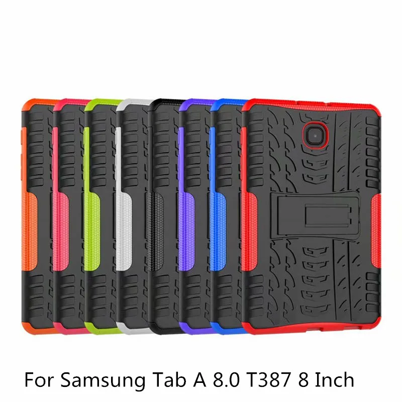 Для Samsung Tab A 8 0 T387 Гибридный Прочный противоударный мягкий силиконовый и жесткий