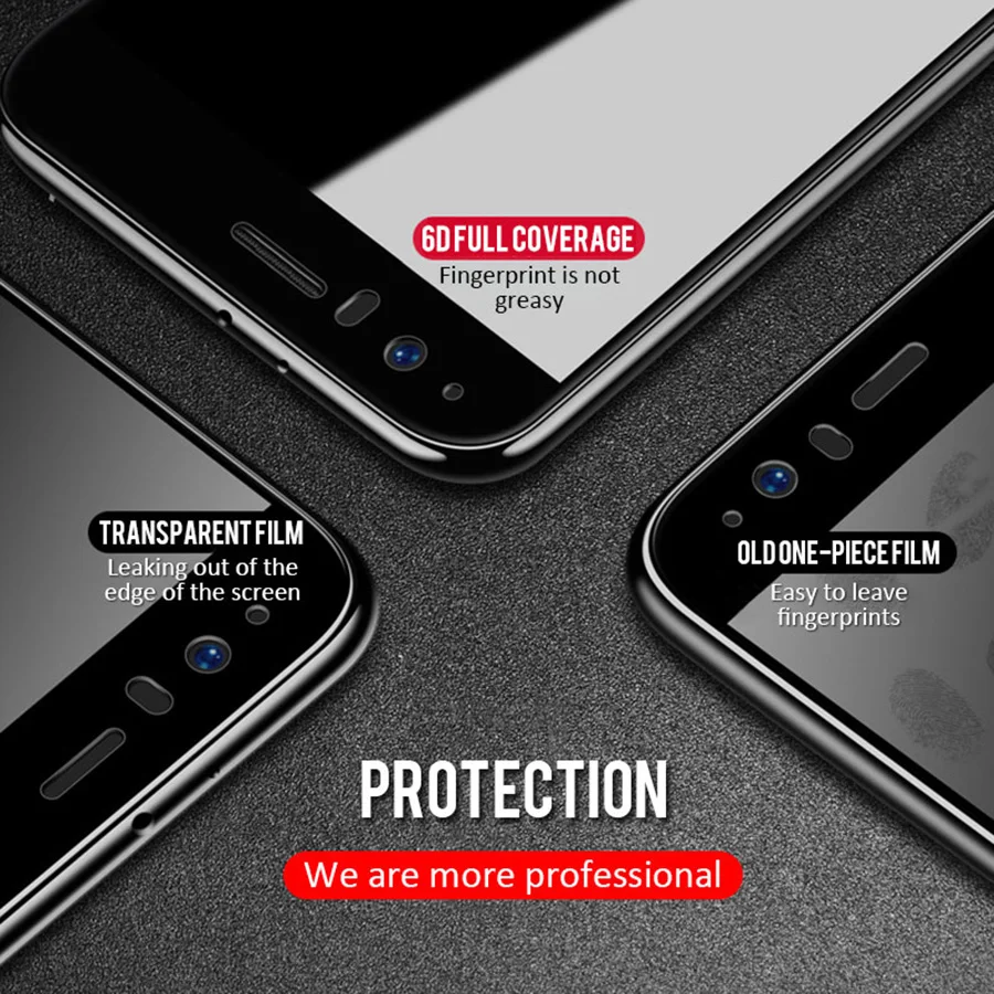 6D полный клей Закаленное стекло Защитная пленка для всего экрана для Asus Zenfone 5 ZE620KL 5z ZS620KL Max Pro Plus M1 ZB601KL ZB570TL