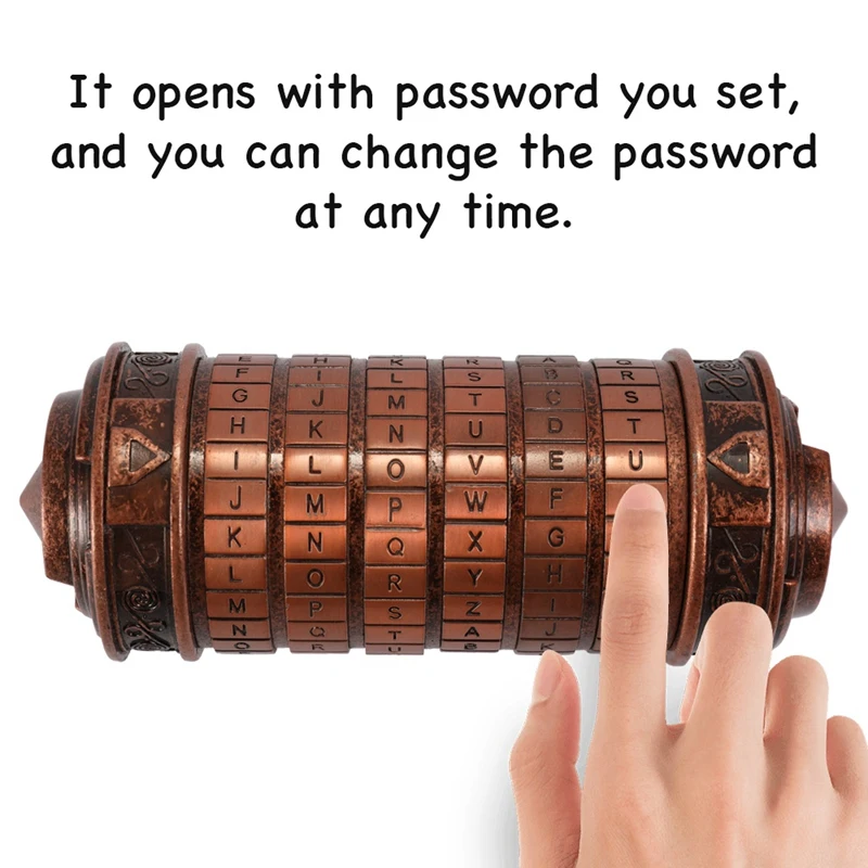 Коробка для хранения с буквенным паролем кодовый замок в стиле ретро подарок на