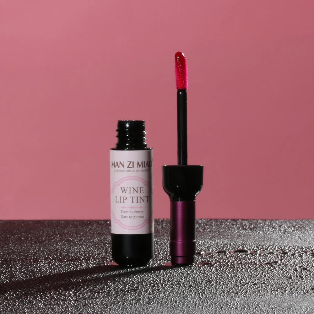1 шт. новый сексуальный матовый Водостойкий тинт для губ винно красного цвета
