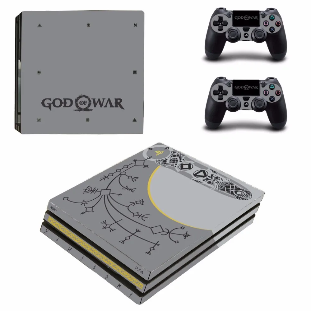 God of War PS4 Pro Skin Sticker for Sony PS4 Pro PlayStation 4 and 2 controller skins