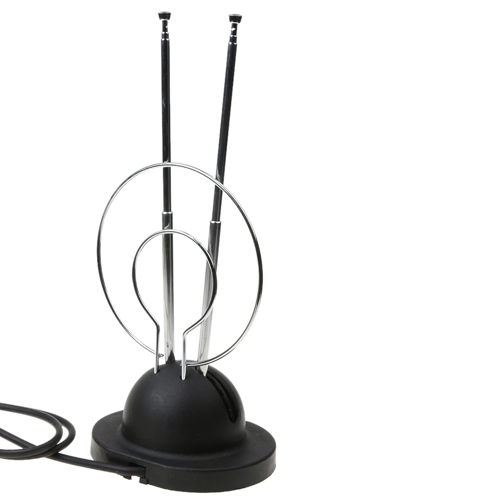 4x универсальная домашняя ТВ антенна с заячьими ушками для HD VHF UHF Dual Loop