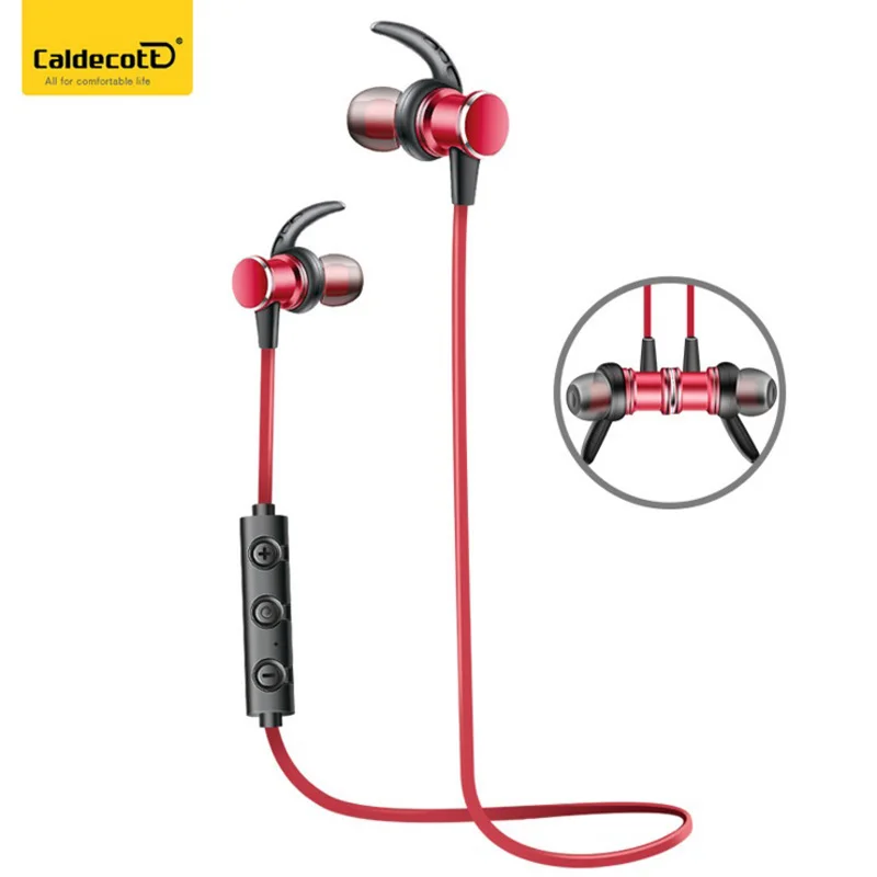 Caldecott Беспроводной Bluetooth наушники Спорт магнитный переключатель с