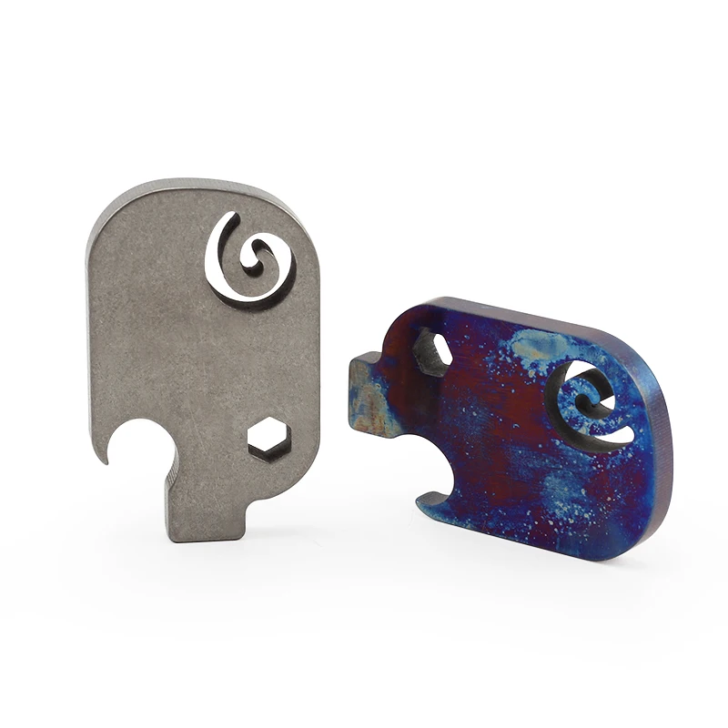 Титановый сплав EDC Открытый инструмент Прохладный открывалка для бутылок Свинья Форма бутылок|model model|model