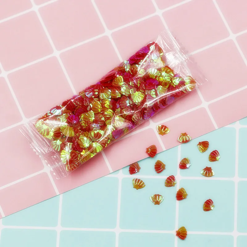 10 г/упак. DIY сверкающие частицы оболочки аксессуары слайм шары маленькие крошечные Штурмовое снаряжение для Floam Slime наполнитель для DIY поставок - Цвет: 6