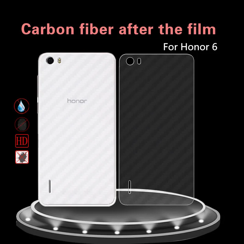 Защитная пленка для задней панели защитная из углеродного волокна Huawei Honor 6