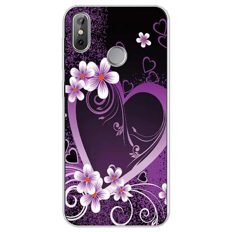 Глянцевый силиконовый чехол для смартфона Ulefone S10 Pro защитный ТПУ бампер задняя