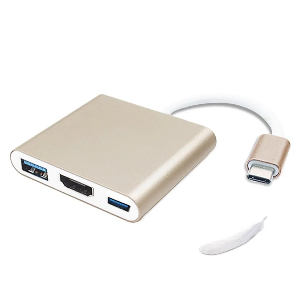 Адаптер-концентратор Type-C на HDMI 4K @ 60 Гц USB 3 1 5 Гбит/с | Компьютеры и офис