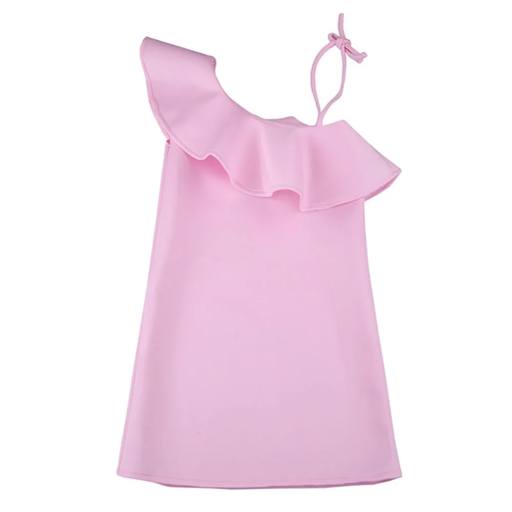 2018 юбка с оборками для девочек Милая принцессы Одежда маленьких свадебные