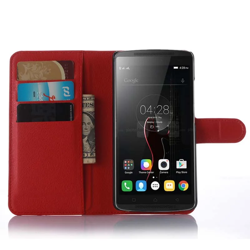 Личи кожи свет Вес кожаный чехол для телефона Lenovo K4 Note Магнитный Роскошный