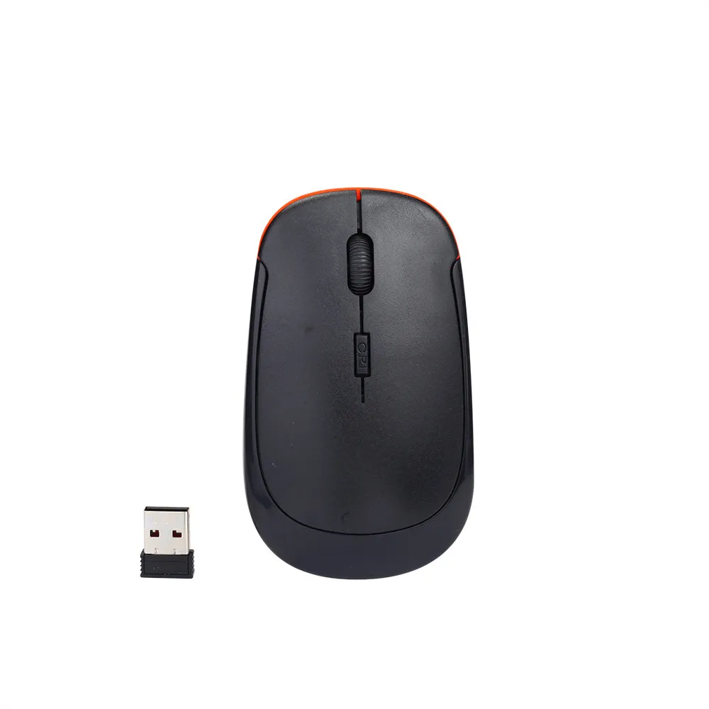 НОВАЯ тонкая 2,4 ГГц Беспроводная мышь USB 2,0 приемник для портативных ПК BK 10