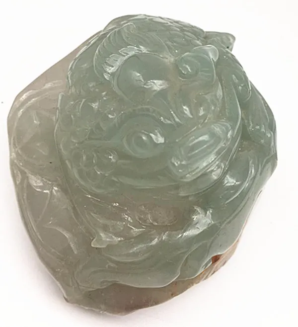 905 г натуральный кристалл кварца скульптура Золотая Цикада миллионов Те Гуань