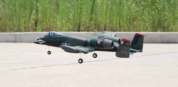 Dynam A10 Twin 64 мм EDF rc jet plane PNP и RTF высокомасштабированный Warthog Thunderbold II A10|rc plane|jet planerc |