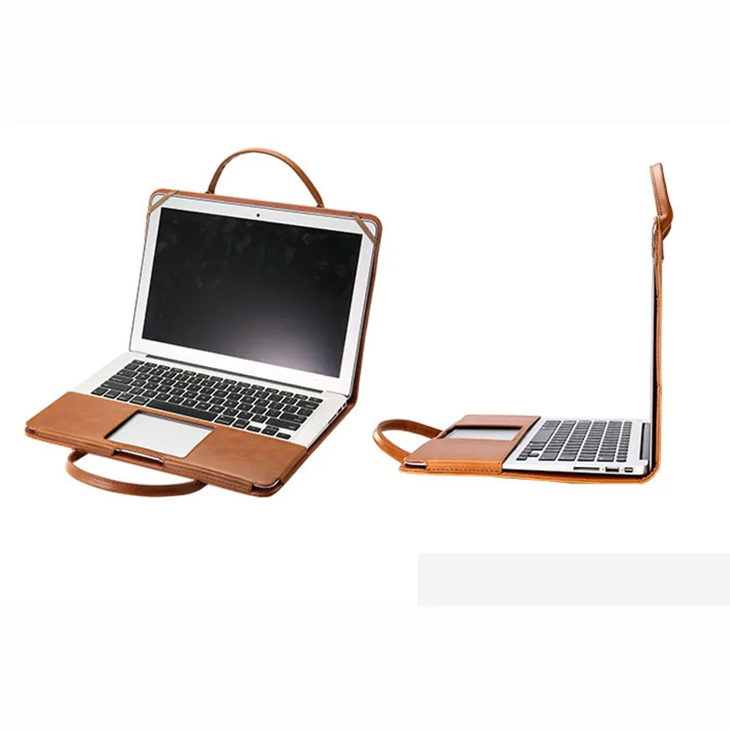 Новый чехол для ноутбука Macbook Air 11 12 13 3 сумка из искусственной кожи
