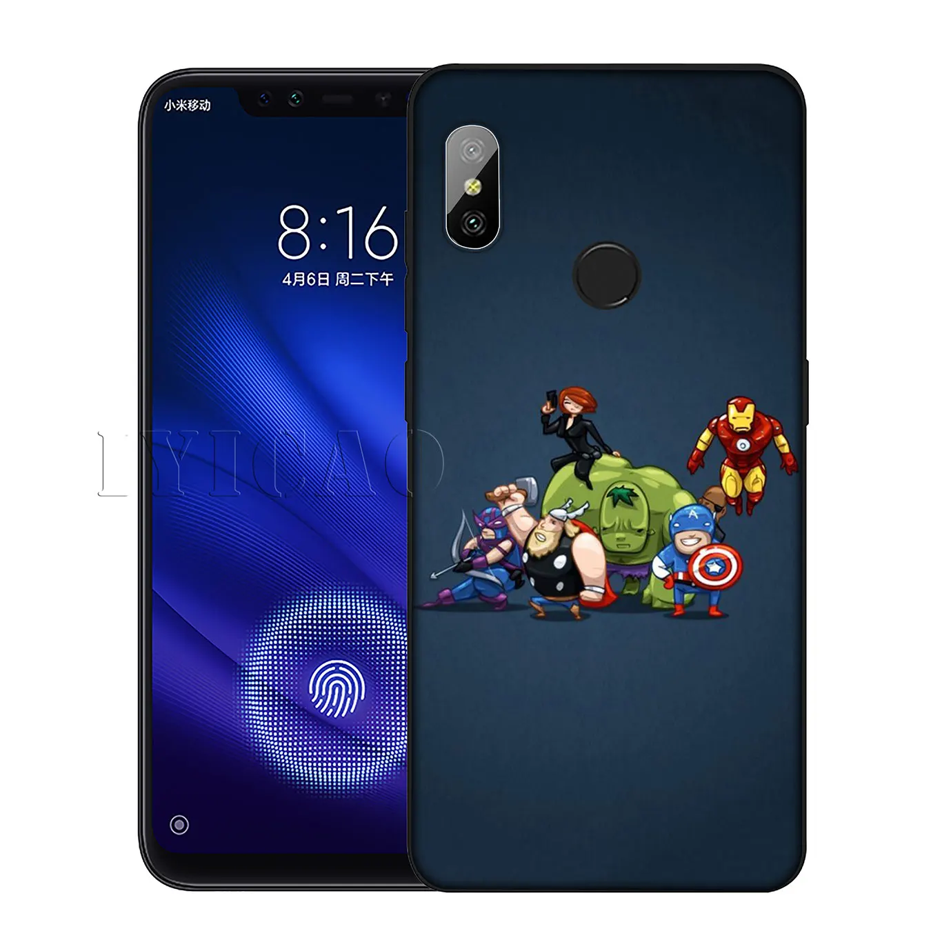 IYICAO Мстители Человек-паук силиконовый мягкий чехол для Xiaomi Redmi 6A 5A Note 7 4X5 Plus 6 Pro