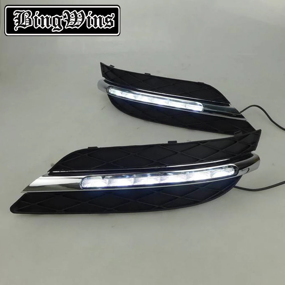 

Car styling LED Car DRL Kit For Benz W245 B Class B180/B150/B170/B200 2008 2009 2010 Daytime Running Lights LED Daylight Fog