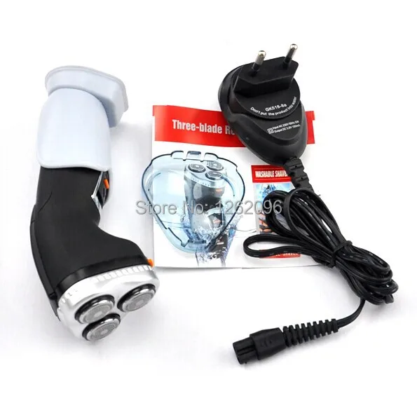 Перезаряжаемая водонепроницаемая моющаяся бритва мужская электрическая с 3