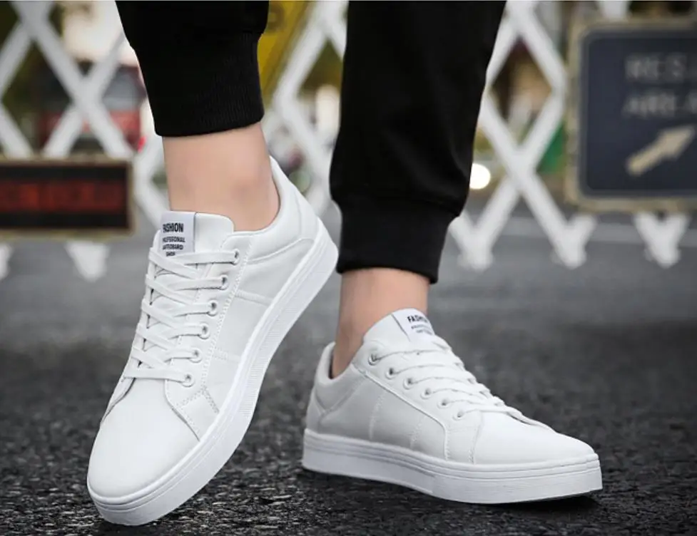 2018Men's casual shoes spring and autumn season new men's small white students low help fashion trend | Обувь