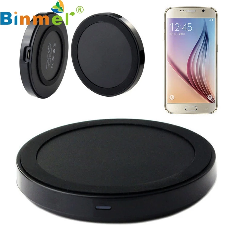 Factory Price Binmer New For Samsung Galaxy S6 Smartphone Qi Wireless Power Charger Charging Pad Mmar28 Drop Shipping|charging pad|wireless power