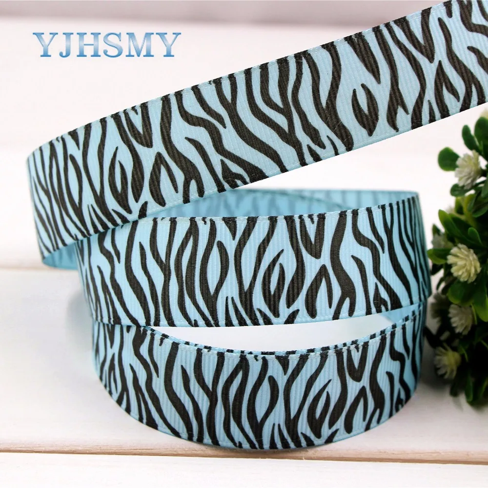 YJHSMY H-17408-1183 10 ярдов 25 мм волнистая лента термопечать grosgrain Свадебные аксессуары DIY