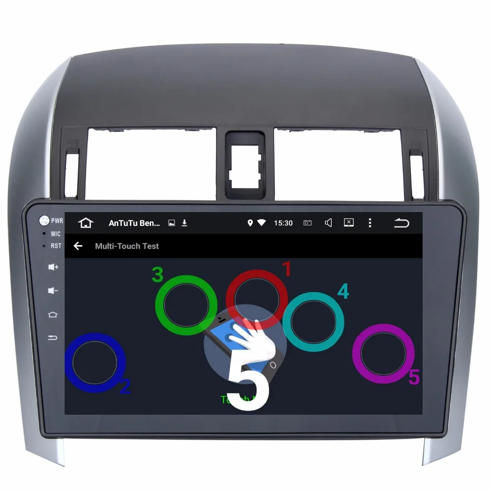 10.2 &quotQuad Core 2 DIN Android 5.1.1 Автомобильный GPS Радио Navi для Toyota Corolla 2007-2011 1.6 ГГц чашка 1 ГБ