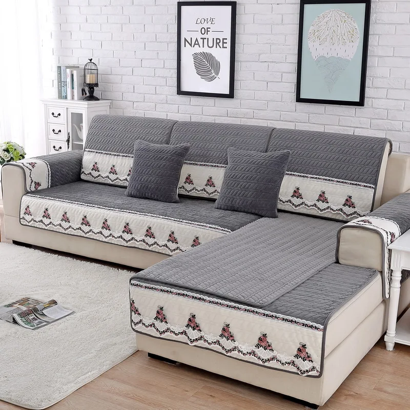 1 шт. флисовый тканевый чехол для дивана толстый теплый диван полотенце мягкий