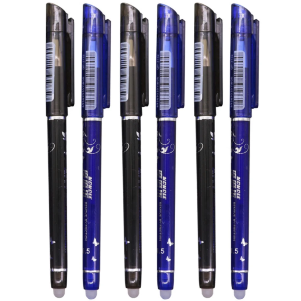 Erasable Pen Blue Black Refill 0.5mm/0.02&quot Lace Student School Quality Office Stationery Creative Writing | Канцтовары для