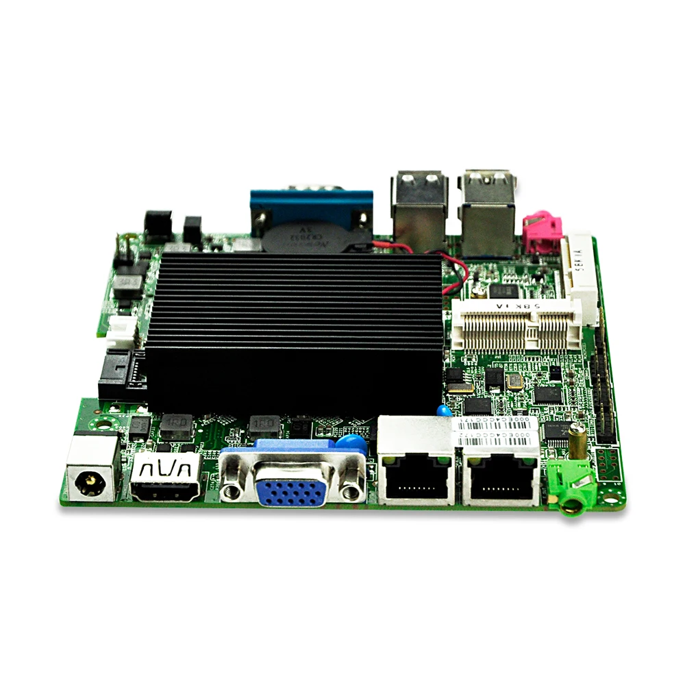 Двойной Lan celeron J1800 двухъядерный безвентиляторный мини ПК nano материнская плата Q1800G2-P 1* COM торговый автомат 12*12 см 10 Вт низкая мощность DC