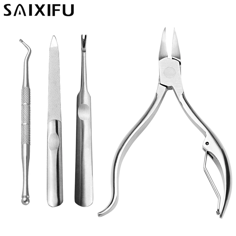 4 шт./компл. ножницы для кутикулы плоскогубцы триммер маникюра кусачки инструмент