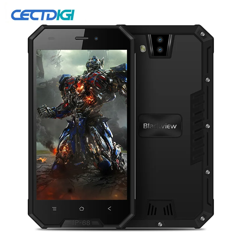 Blackview BV4000 Pro IP68 водонепроницаемый мобильный телефон Две камеры 2 Гб ОЗУ 16 ПЗУ MTK6580A