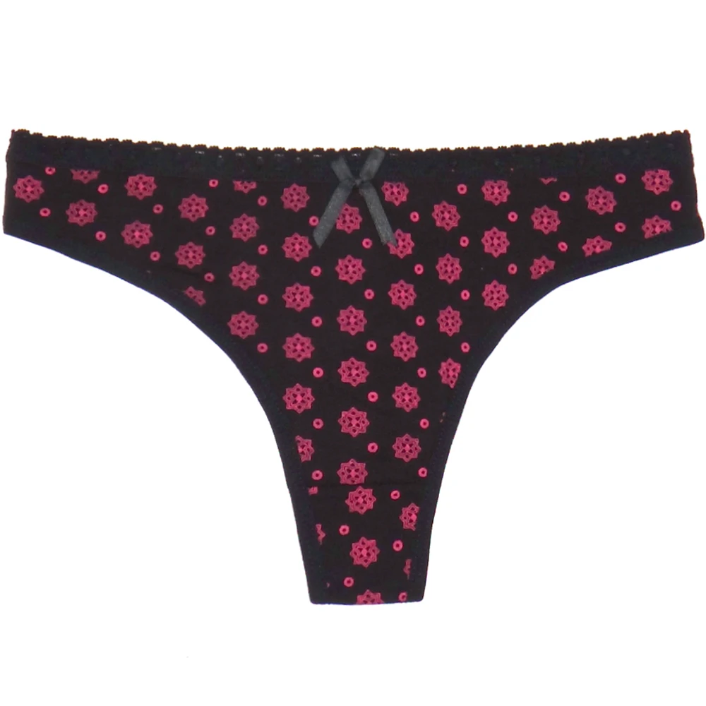 Трусики стринги женские цветочные х/б Размеры M L XL (22 04 25 2 дюйма)|panties lingeries|sexy women