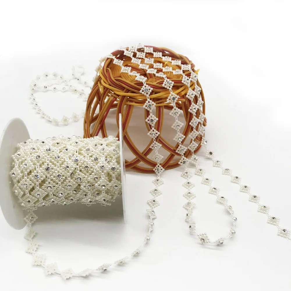 Горный хрусталь пояс Yard Стразы пришивные белые ленты горный для поделок 10