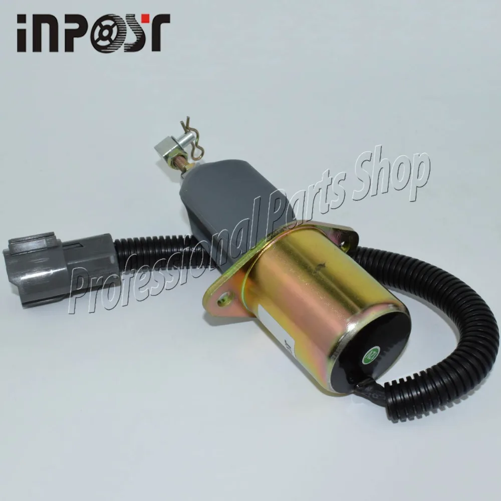 12V 1751ES-12A3UC12B1S SA-4673-S соленоид для остановки топлива экскаватора Hyundai | Автомобили и