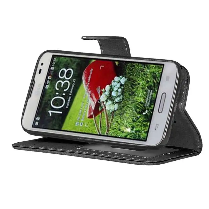 Чехол для LG L70 D320 D325 чехол 4 5 дюйма искусственная кожа кошелек телефона L65 D285 D280