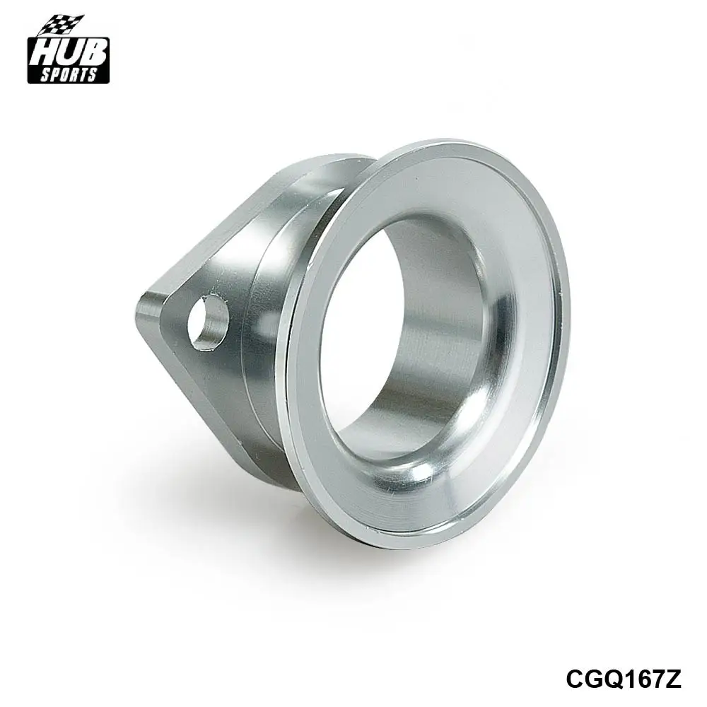 2 болта турбо алюминиевый компрессор Выпускной фланец/адаптер для EVO X Turbo HU