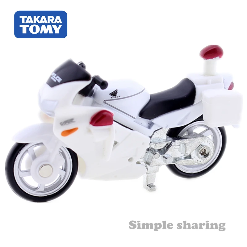 Набор моделей полицейских велосипедов Takara Tomy Tomica No. 04 Honda VFR 1:32 литые миниатюрные