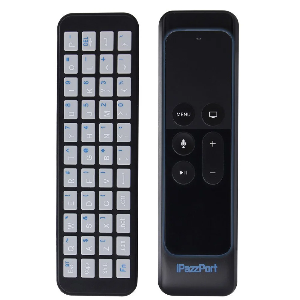 IPazzPort Bluetooth клавиатура для Apple TV 4 го поколения и чехол Siri пульт дистанционного