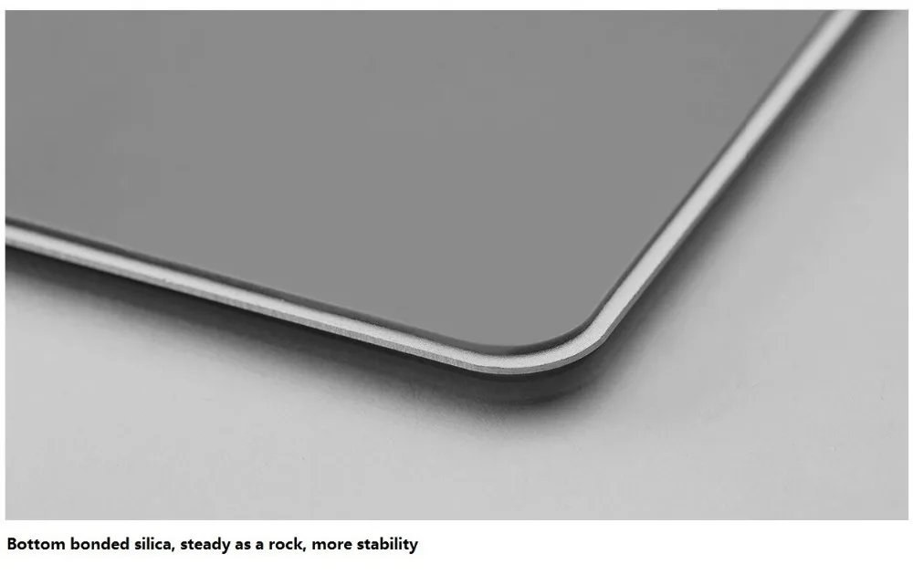 100% Original Mi Xiaomi Metal Mouse Pad 240 x 180 3 mm Top Game Surface Aluminium Alloy Mat Silicone Back |