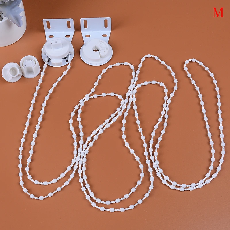 

Home Decor 28mm/38mm Bead Window Treatments Hardware Roller Blind Shade Kit Cluth Control Ends Bracket Chain Curtain Accessories
