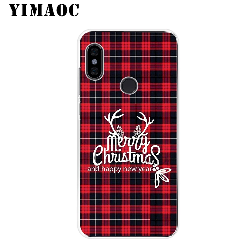 Мягкий силиконовый чехол YIMAOC Merry Christmas Beard для Xiaomi Redmi 6 6A 5A 5 S2 Puls Note 8 7 4X4 4A Pro Go |
