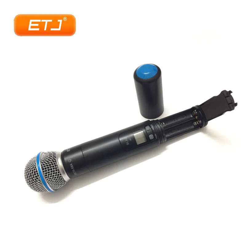 SLX Беспроводной микрофон SLX4 SLX24 Beta58 SM 58 UHF Беспроводной Караоке ручной микрофон с упаковочная алюминиевая коробка