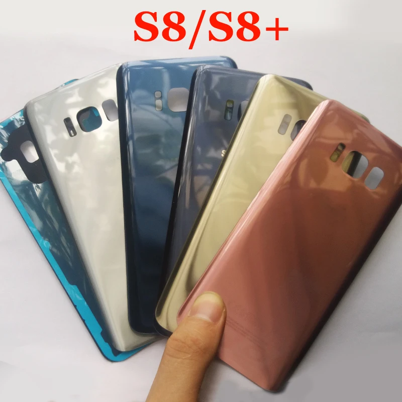 Для Samsung Galaxy S8 G950 G950F плюс G955 G955F задней крышки батарейного отсека задняя дверь