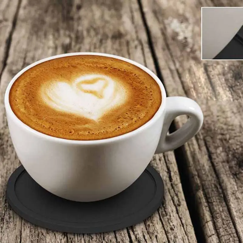 Горячая продажа 8 шт. силиконовая подставка для напитков столовые приборы