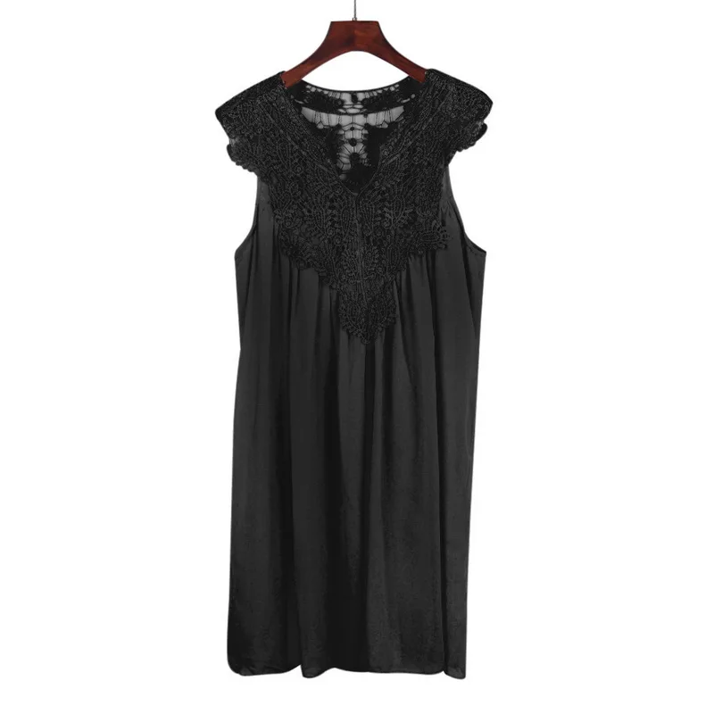 2018 Сексуальное Женское кружевное ажурное пляжное платье Vestido свободное белое