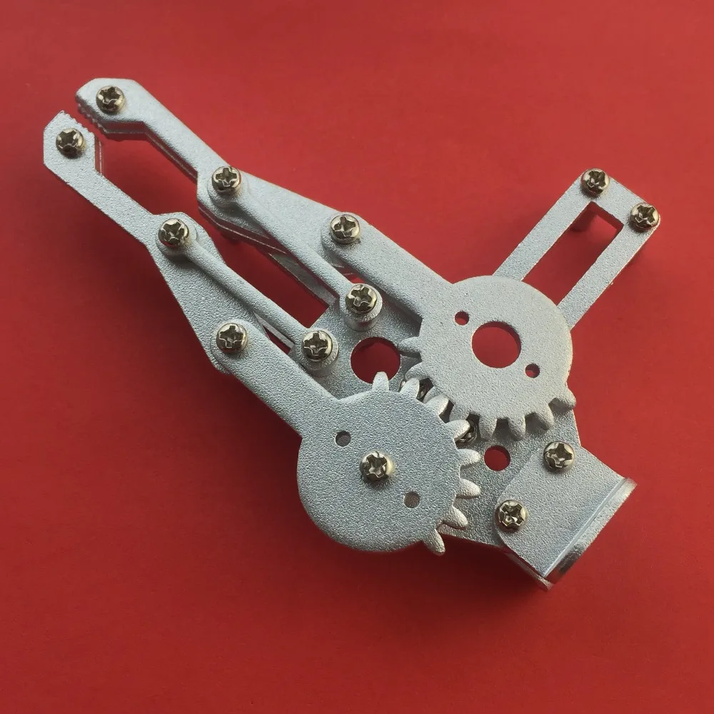 1pc J228Y Aluminum Alloy Gripper Holder Machine Transfer Arm Claw Metal DIY Robot Model enlarge