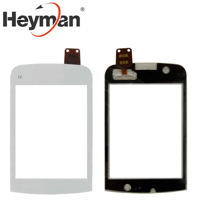 Heyman сенсорный экран для Nokia C2-02, C2-03, C2-06 дигитайзер стеклянная панель Переднее стекло объектив сенсор - Цвет: Белый