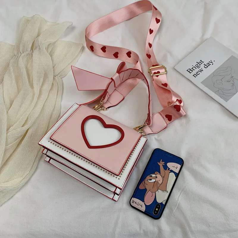 BILLETERA Love сумка для девочек на одно плечо модная сумки | Багаж и