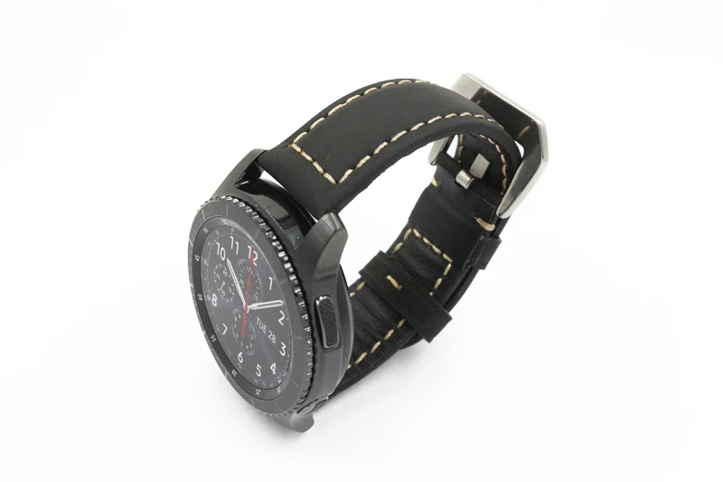 Ремешок URVOI для Samsung Galaxy Gear S3 R760 R770 винтажный кожаный сменный Браслет crazy horse с